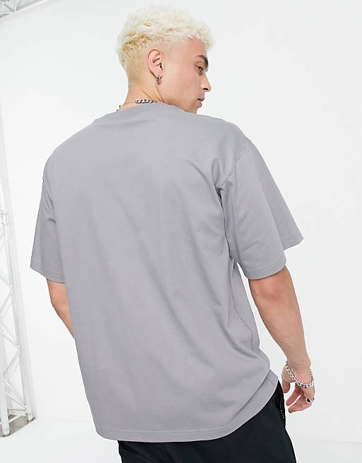adidas Originals adicolor Contempo premium t-shirt in grey