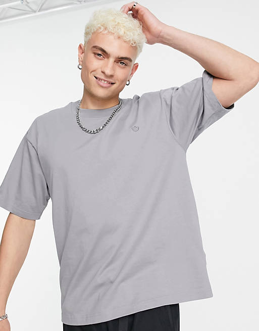 T-Shirts & Vests adidas Originals adicolor Contempo premium t-shirt in grey 