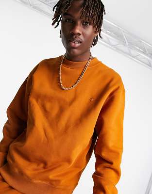 adidas Originals adicolor Contempo sweatshirt in burnt orange