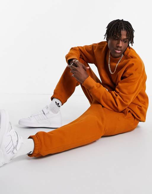 adidas Originals adicolor Contempo sweatshirt in burnt orange