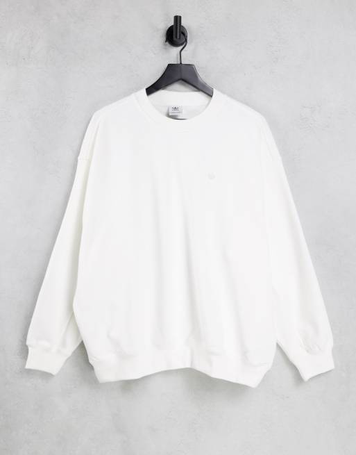 adidas Originals – adicolor Contempo – Sweatshirt in Weiß 