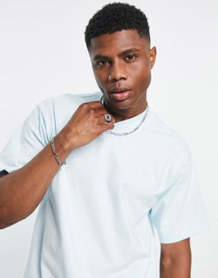 adidas Originals adicolor contempo t-shirt in blue - ASOS Price Checker