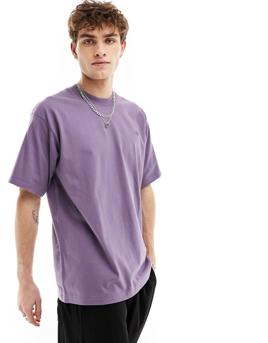 adidas Originals Adicolor Contempo T-Shirt in Purple