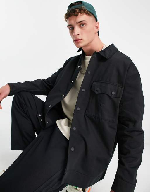 Black twill on sale jacket