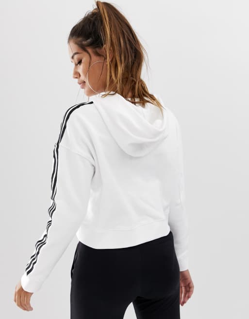 Asos adidas cropped hoodie cheap