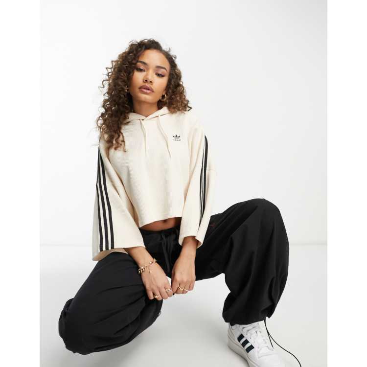 Adicolor cropped hoddie sweat clearance
