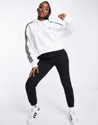 adidas adicolor cropped hoodie