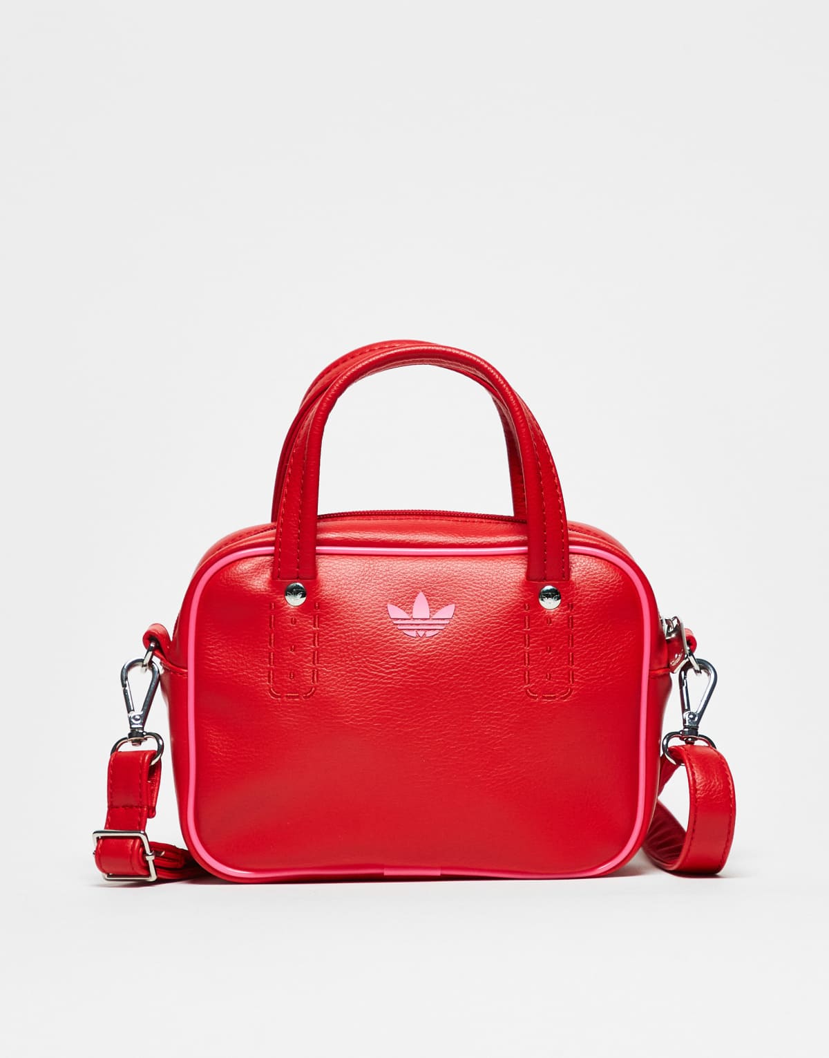adidas Originals Adicolor cross body bag in red