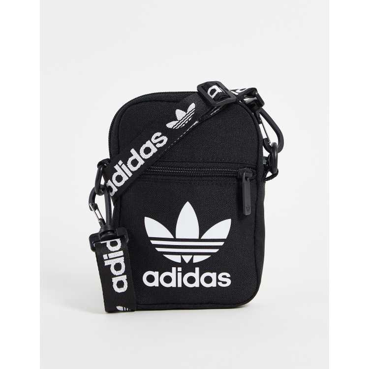 Adidas originals logo strap crossbody bag cheap