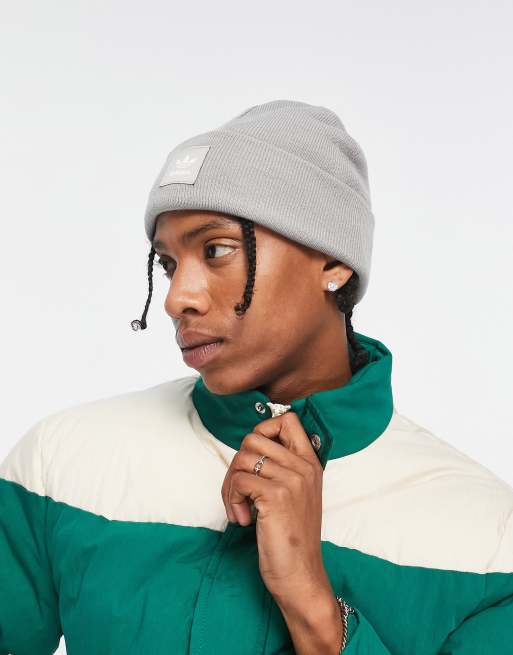 adidas Originals cuff in ASOS beanie grey | Adicolor logo