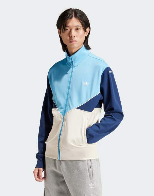 adidas Originals – Adicolor Cutline – Trainingsjacke in Blau