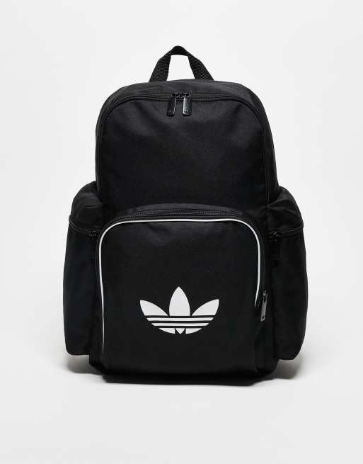 adidas Originals – Adicolor – Czarno-biały plecak