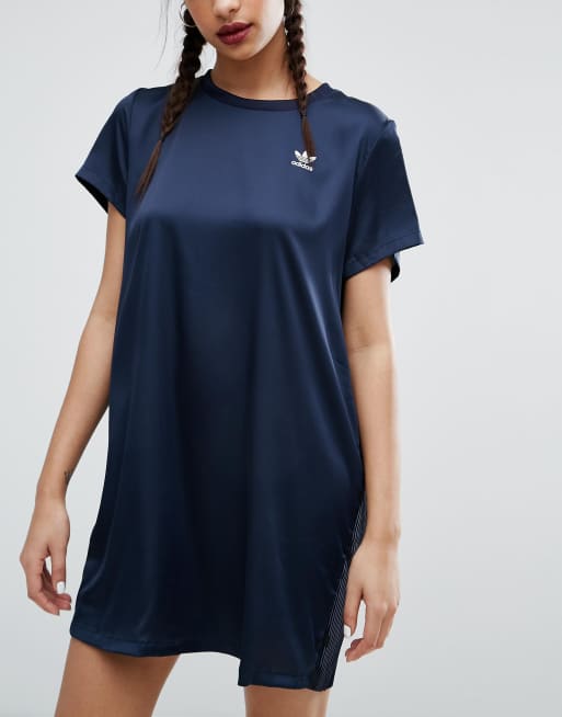 adidas Originals Adicolor Deluxe Dress With Pleated Back ASOS