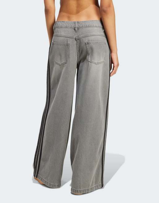 adidas Originals Adicolor denim adilenium pant in washed grey