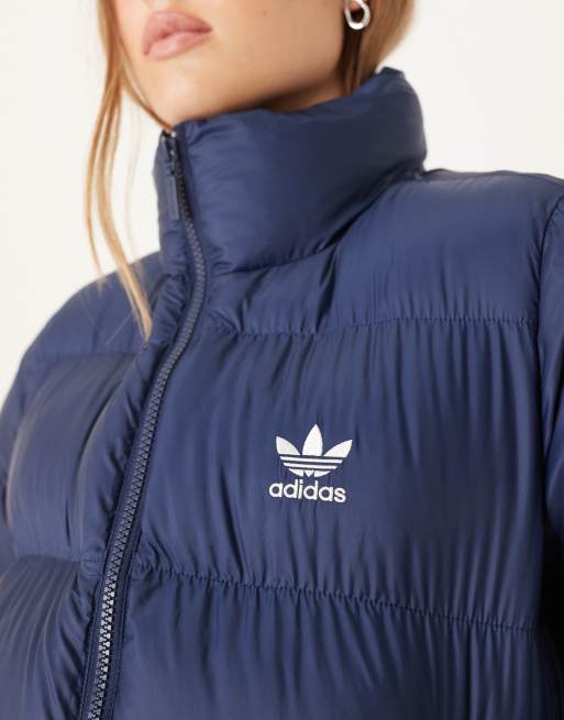adidas Originals adicolor Doudoune courte Bleu marine ASOS