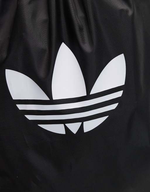 adidas Originals Adicolor drawstring bag in black, 2 of 4