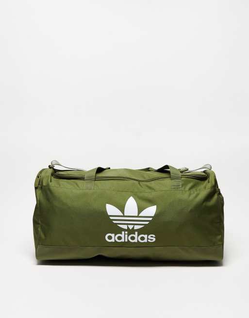 adidas Originals Adicolor duffle bag in olive ASOS