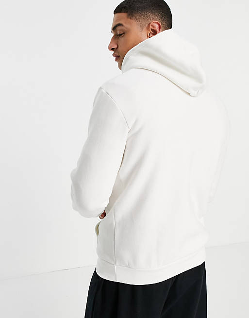 adidas Originals adicolor essentials trefoil hoodie in white | ASOS