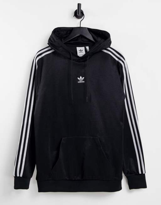 adidas Originals adicolor Felpa con cappuccio sportiva nera