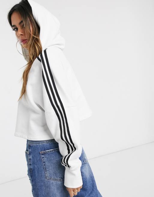 Felpa adidas bianca corta 2025