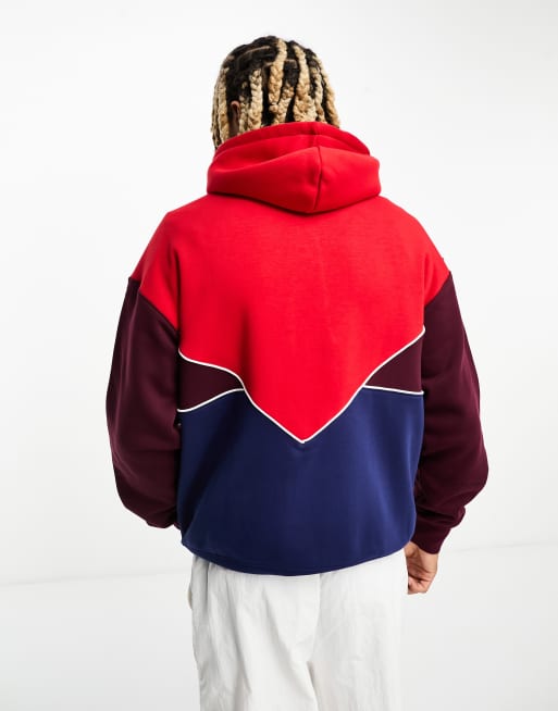 Felpa adidas vintage rossa best sale