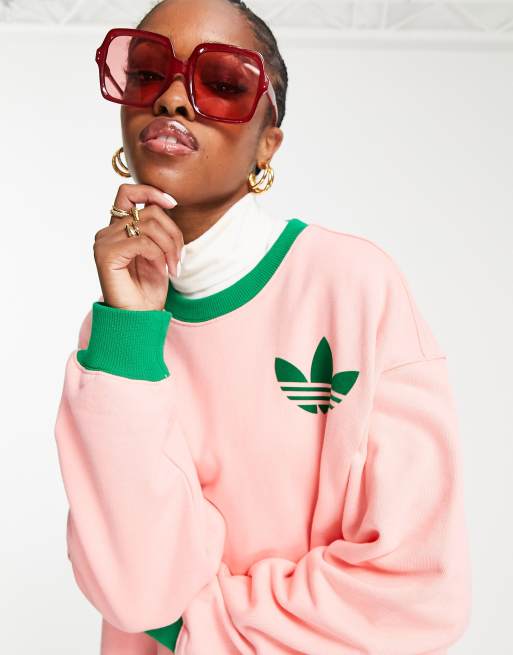 Adidas rosa felpa sales