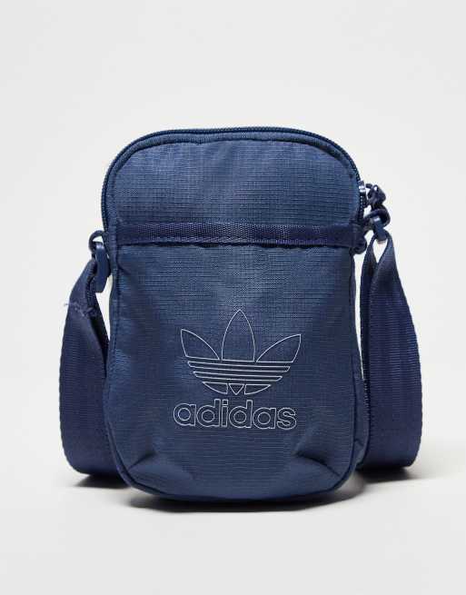 adidas Originals Adicolor festival bag in ink