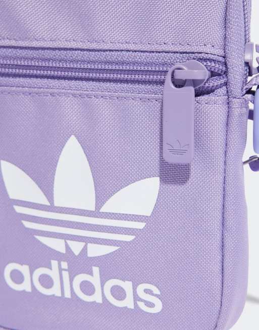 adidas Originals Adicolor festival bag in magic lilac