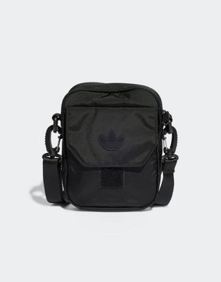 adidas Originals adicolor festival crossbody bag in black | ASOS