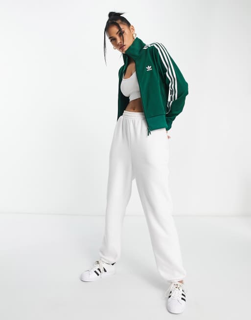 Adidas dark sales green tracksuit