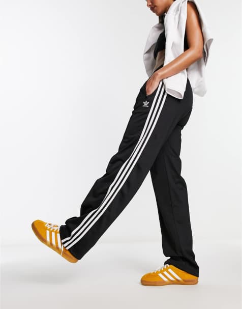 adidas Originals Adicolor firebird track pants in black - view 1