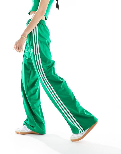 adidas Originals adicolor firebird track pants in green | ASOS