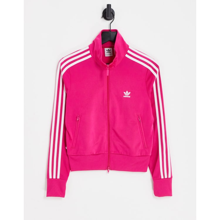 track in adicolor ASOS pink | adidas firebird Originals top