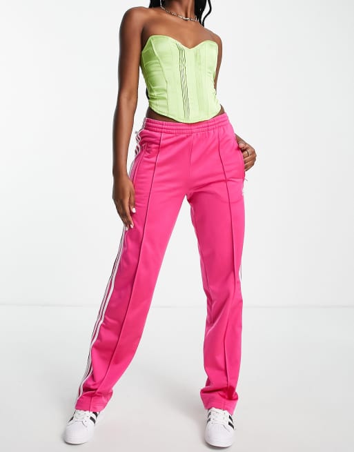 adidas Originals adicolor Firebird trackpant in pink | ASOS