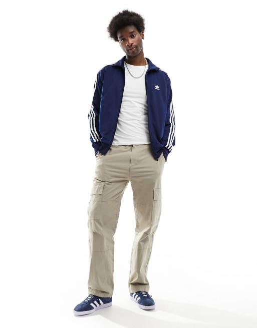 Adidas originals track top navy hotsell