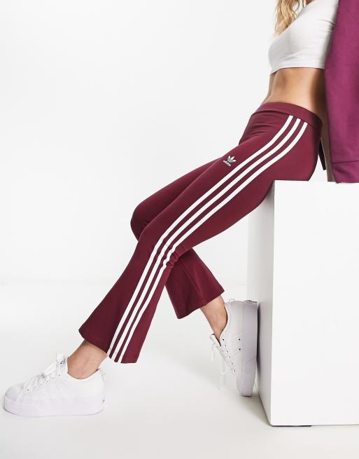 ADIDAS ORIGINALS ADICOLOUR 70'S VELVET FLARED LEGGINGS BNWT UK 8