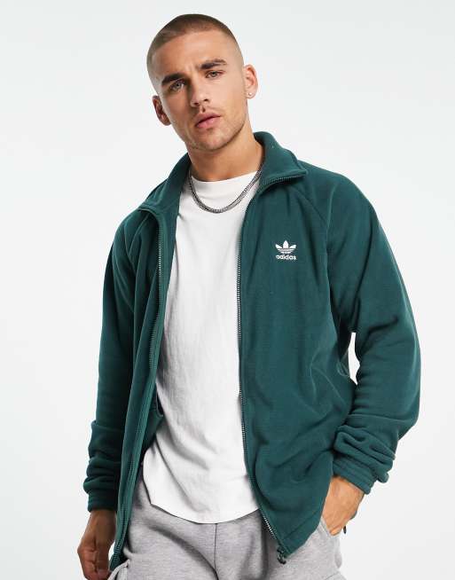 adidas Originals adicolor fleece in green | ASOS