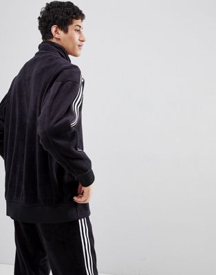adidas fleece track jacket