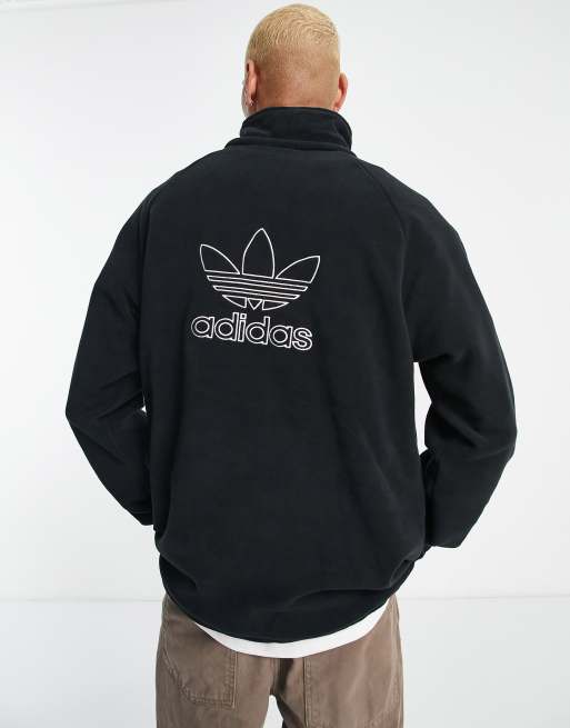 Adidas originals logo zip discount