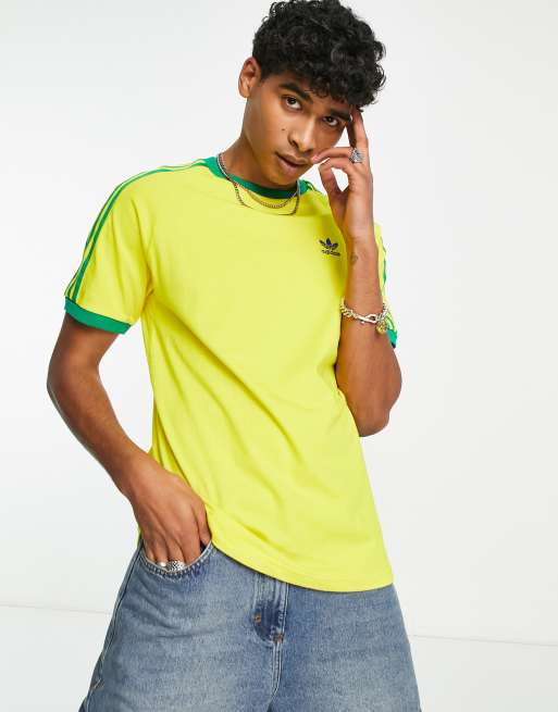 adidas Originals adicolor Football Nations World Cup Brazil t-shirt in  yellow