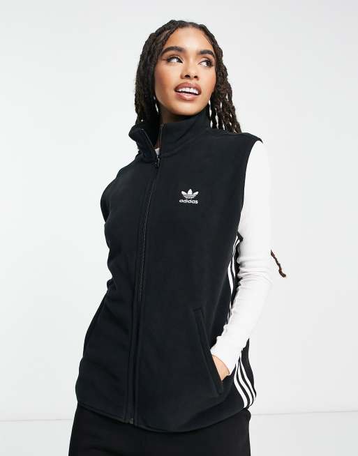 Adidas fleece vest dames sales