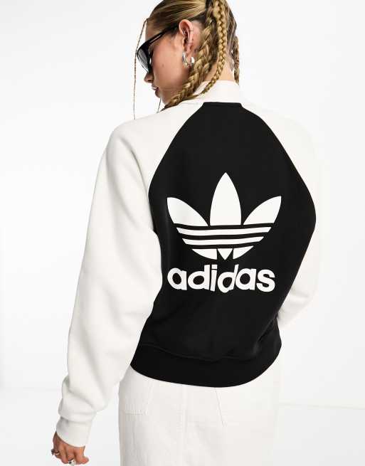 Adidas giacca nera sales