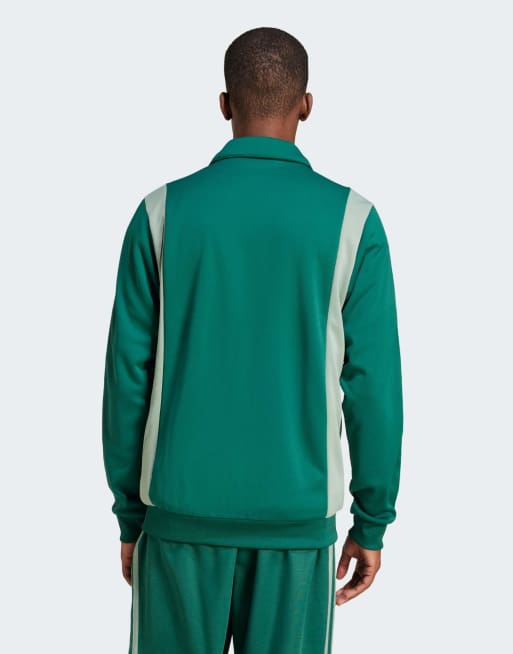 adidas Originals adicolor Giacca sportiva a pannelli verde