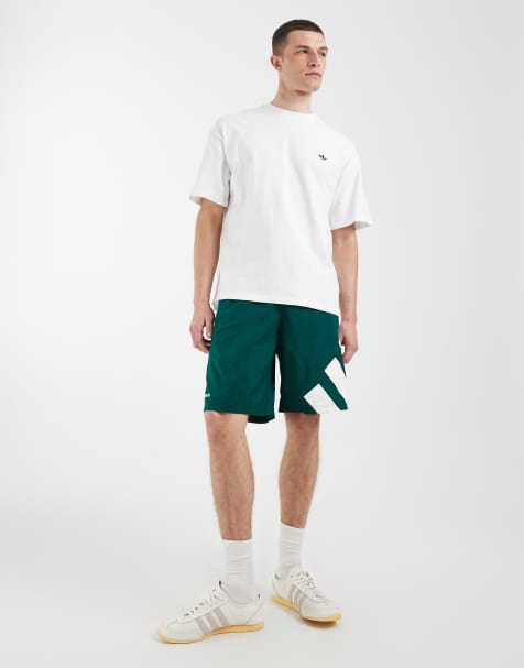 adidas Originals – Adicolor GRFX – Zielone szorty - view 1