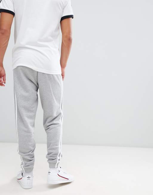 Adidas grijze joggingbroek deals