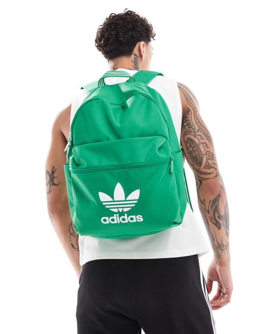 adidas Originals – Adicolor – Grön ryggsäck