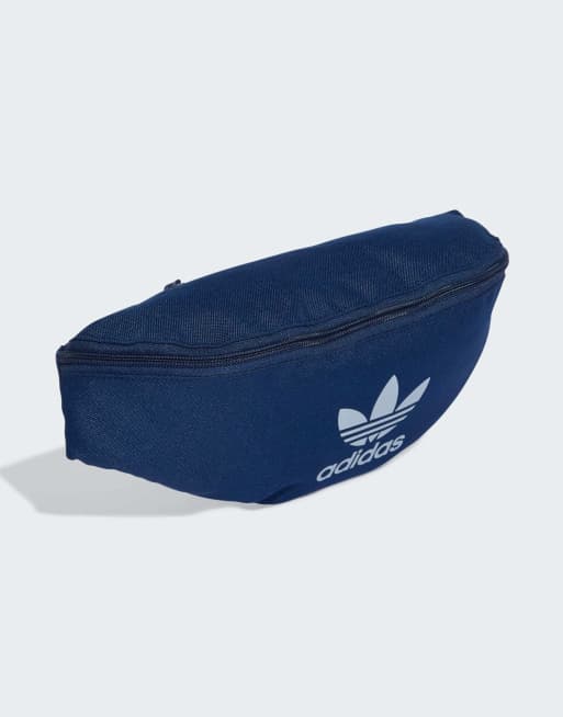 adidas Originals – Adicolor – Gürteltasche in Night Indigo und Wonder Blue