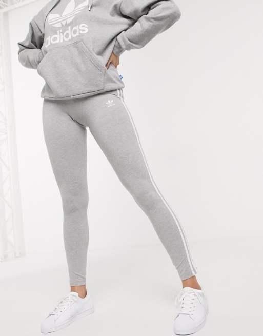 Asos adidas 3 stripe leggings clearance