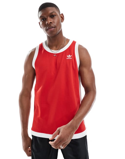 adidas Originals - Adicolor - Hemd van nep geperforeerd mesh in echt goud