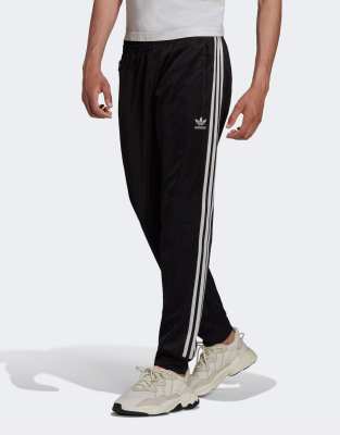 Adidas Originals Adicolor Hi-shine 3 Stripe Sweatpants In Black